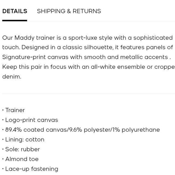 Michael Kors Maddy Logo Trainer Sneaker-New in Box! - Picture 7 of 7